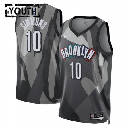 Dres Brooklyn Nets Ben Simmons Nike 2024-25 City Edition Sivo Swingman - Dječji